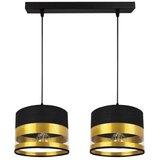  Luster na sajli MILO 2xE27/60W/230V zlatno/crno | Eponuda.com
