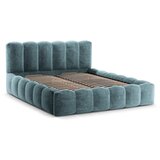 Micadoni Modra oblazinjena zakonska postelja s prostorom za shranjevanje z letvenim dnom 160x200 cm Lupine – Home | Shoptok.si