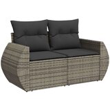  10-dijelni set vrtnih sofa od poliratana s jastucima sivi | shoptok.hr