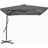  suncobran s čeličnim stupom 250 x 250 cm antracit | Eponuda.ba