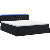  Krevet od pjene s madracem i LED-om Crna 160 x 200 cm Baršun | shoptok.hr
