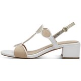 Marco Tozzi Sandale s remenčićima boja devine dlake (camel) / svijetlobež / bijela | shoptok.hr