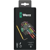 Wera 1x 967/9 tx bo multicolour set imbus ključeva za zaštićene TORX® vijke, blacklaser, 9 komada, 05073599001 | ePonuda.com