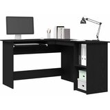 vidaXL Kutni stol Crni hrast 120 x 140 x 75 cm Konstruirano drvo | Eponuda.ba