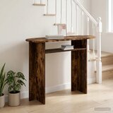  Konzolna stolica s pohranom Dimljeni hrast 100 x 39,5 x 75 cm | Eponuda.ba