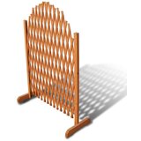  Rešetkasta ograda od masivnog drva 180 x 100 cm | shoptok.hr