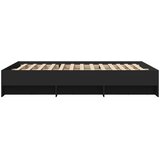  Okvir za krevet crni 120x190 cm konstruirano drvo | shoptok.hr