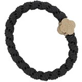 By Eloise London Woven Gold Quatrefoil Charcoal Grey elastika za lase | Shoptok.si