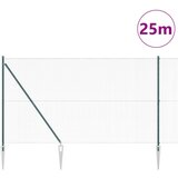vidaXL PVC ograjevalni steber Set 2 Zelen PVC 25 x 1.5 m Vzdržljivo | Shoptok.si