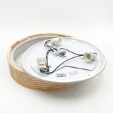  Stropno svetlo za kupatilo NATURAL MODERN 3xE27/15W/230V prečnik 37,5 cm borovina | Eponuda.com