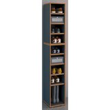 MID.YOU Regal Za Čevlje Salia, Antracit, Barva Hrasta | Shoptok.si