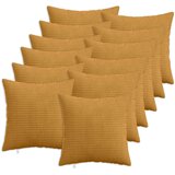  Presvlaka za jastuk 12 pcs HEERLEN Žuta 50 x 50 cm Kord | shoptok.hr