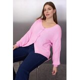 Trendyol ženski džemper Tbbaw26Av00020, roze Cene