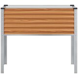  Vrtna saksija Svijetlosmeđa 100 x 45 x 90 cm Cinkani čelik | shoptok.hr