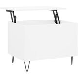  Stolić za kavu bijeli 60 x 44,5 x 45 cm od konstruiranog drva | shoptok.hr