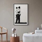  Plakat - The Policemen\'s Kiss 21x30 Crni okvir s margom | shoptok.hr