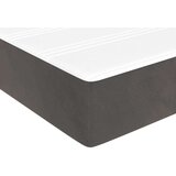 vidaXL Vzmetnica z žepkasto vzmetjo temno siva 140x220x20 cm žamet | Shoptok.si