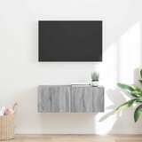 TV zidni ormar Zidne Siva Sonoma 78,5 x 31 x 29,5 cm | shoptok.hr