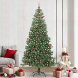  Božićno drvce s 300 LED svjetlima s stalakom Zelena 240 cm PVC | shoptok.hr