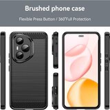 Techsuit Carbon Silicone maska za Honor 400 Pro – crna | shoptok.hr