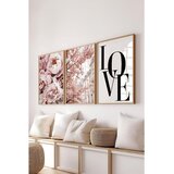 WALLXPERT Ç-300709 - 5070 Višenamenski dekorativni set slika (3 komada) | Eponuda.com