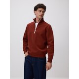 Reserved Regular fit gornji dio trenirke od pamuka - boja kestena | shoptok.hr