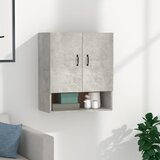 Maison Chic Stenska omarica - Zidna omarica betonsko siva 60x31x70 cm inženirski les iu1075, (22062715) | Shoptok.si