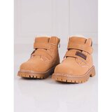 SHELOVET Brown velcro trappers | Shoptok.si