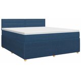  Boxspring krevet s madracem Plava 140 x 200 cm Tkanina - Plava 140 x 200 cm Dizajn linija | shoptok.hr