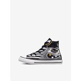 Converse Black-Grey Kids Patterned Ankle Sneakers Chuck Taylor - Unisex cene