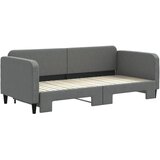  Dnevni krevet na razvlačenje bez madraca tamnosivi 90 x 200 cm | shoptok.hr