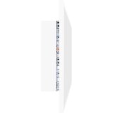  LED kupaonsko ogledalo bijelo 100x8,5x37 cm akrilno | shoptok.hr