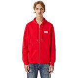 Diesel Sweatshirt - SGIRKHOODZIPECOLOGO SWEATSHIRT red | shoptok.hr
