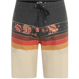 Billabong Kratke hlače za surfanje 'SPINNER' bež / rjava / antracit / rdeča