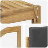  Set vanjskih sofa 5 kom. Bijela i antracit | shoptok.hr