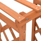  Rešetkasta sadilica s lukom 49 x 39 x 117 cm masivna jelovina | Eponuda.com