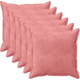  Presvlaka za jastuk 6 pcs HOUTEN Ružičasta 65 x 65 cm Baršun | shoptok.hr