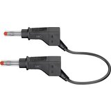 Stäubli 66.9405-05021 varnostni merilni kabel [lamelni vtič 4 mm - lamelni vtič 4 mm] 0.50 m črna 600 V varnostni merilni kabeltipa XZG410 66.9405-05021 MultiContact, (20422279) Cene