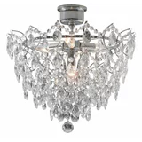 Markslöjd stropna svjetiljka u srebrnoj boji Rosendal Luxy, ø 48 cm