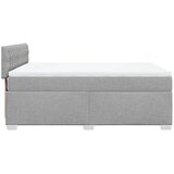  Krevet box spring s madracem svjetlosiva 160x200 cm tkanina | shoptok.hr