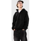 Raglan Pulover s kapuco iz flisa black
