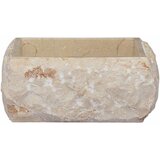 Maison Chic Umivalnik - Kopalna umivalnik - Lavabo krem 30x30x13 cm marmor, (21684696) Cene