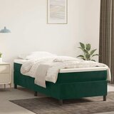  Okvir za krevet s oprugom tamnozeleni 100x200 cm baršunasti | Eponuda.com
