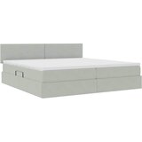 Krevet s od storage Svijetlo siva 200 x 200 cm Baršun | Eponuda.com