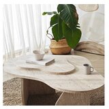 Hanah home sto za dnevnu sobu melted travertine | ePonuda.com