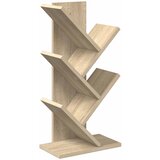  Drvena polica za knjige 4-tierska 30 x 18 x 60 cm Hrast sonoma | shoptok.hr