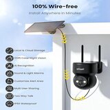 IEGeek Zunanja brezžična solarna varnostna kamera, 2K HD ločljivost, nočni vid do 33ft, zaznavanje gib, (5000137811) | Shoptok.si