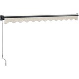 Tenda na uvlačenje krem 3,5 x 2,5 m od tkanine i aluminija | Eponuda.com
