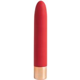 Lonely Charming Vibe Desire - punjivi, vodootporni štapni vibrator (crveni) | shoptok.hr