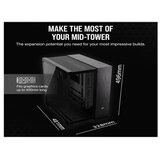Corsair kućište 6500X mid-tower/dve komore/kaljeno staklo/bez napajanja/crna/obsidijan aluminijum | ePonuda.com